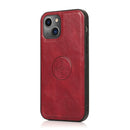 Strong Magnetic Detachable Horizontal Flip Leather Case with Card Slots & Wallet For iPhone 13 Pro(Red)