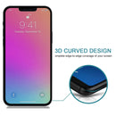 Anti-peeping Plasma Oil Coated High Aluminum Wear-resistant Tempered Glass Film For iPhone 13 / 13 Pro