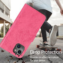 Retro 2 in 1 Detachable Horizontal Flip Leather Case with Card Slots & Wallet For iPhone 13(Pink)