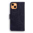 Tiger Embossing Pattern Horizontal Flip Leather Case with Holder & Card Slots & Wallet For iPhone 13(Black)