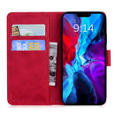 Tiger Embossing Pattern Horizontal Flip Leather Case with Holder & Card Slots & Wallet For iPhone 13(Red)