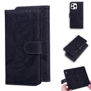 Tiger Embossing Pattern Horizontal Flip Leather Case with Holder & Card Slots & Wallet For iPhone 13 Pro Max(Black)