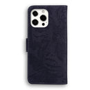 Tiger Embossing Pattern Horizontal Flip Leather Case with Holder & Card Slots & Wallet For iPhone 13 Pro Max(Black)