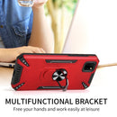 For Huawei Y5p PC + TPU Protective Case with 360 Degrees Rotatable Ring Holder(Red)