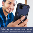 For Huawei Y5p PC + TPU Protective Case with 360 Degrees Rotatable Ring Holder(Red)