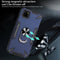 For Huawei Y5p PC + TPU Protective Case with 360 Degrees Rotatable Ring Holder(Red)