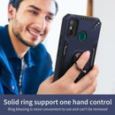 For Tecno Spark 6 Go PC + TPU Protective Case with 360 Degrees Rotatable Ring Holder(Dark Green)