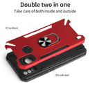 For Tecno Spark 6 Go PC + TPU Protective Case with 360 Degrees Rotatable Ring Holder(Dark Green)