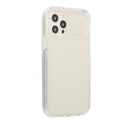 Sliding Camera Cover Design Shockproof TPU Frame + Clear PC Case For iPhone 13(Transparent)