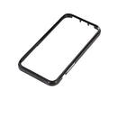 Sliding Camera Cover Design Shockproof TPU Frame + Clear PC Case For iPhone 13 Pro(Black)