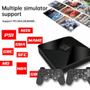 Powkiddy B01 Game Box Home Game Console PSP Emulator with Wired Gamepads, Memory:128GB, US Plug