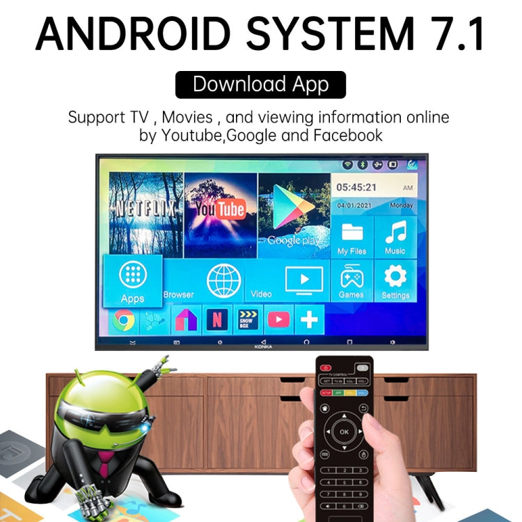 Powkiddy B01 Game Box Home Game Console PSP Emulator with Wired Gamepads, Memory:128GB, US Plug