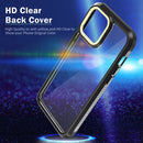 C1 2 in 1 Shockproof TPU + PC Protective Case with PET Screen Protector For iPhone 13 Pro Max(Black)