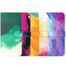Watercolor Pattern Horizontal Flip Leather Case with Holder & Card Slot & Wallet For iPhone 13(Winter Snow)