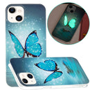 Luminous TPU Soft Protective Case For iPhone 13 mini(Butterfly)