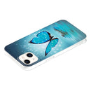 Luminous TPU Soft Protective Case For iPhone 13 mini(Butterfly)