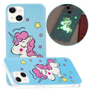 Luminous TPU Soft Protective Case For iPhone 13 mini(Star Unicorn)