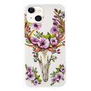 Luminous TPU Soft Protective Case For iPhone 13 mini(Flower Deer)