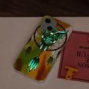 Luminous TPU Soft Protective Case For iPhone 13 mini(Owl)