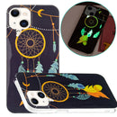 Luminous TPU Soft Protective Case For iPhone 13(Black Wind Chimes)