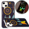 Luminous TPU Soft Protective Case For iPhone 13(Black Wind Chimes)