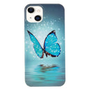 Luminous TPU Soft Protective Case For iPhone 13(Butterfly)