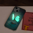 Luminous TPU Soft Protective Case For iPhone 13(Butterfly)