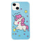 Luminous TPU Soft Protective Case For iPhone 13(Star Unicorn)