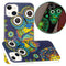Luminous TPU Soft Protective Case For iPhone 13(Blue Owl)