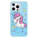 Luminous TPU Soft Protective Case For iPhone 13 Pro(Star Unicorn)