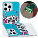 Luminous TPU Soft Protective Case For iPhone 13 Pro(Headset Dog)