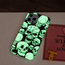 Luminous TPU Soft Protective Case For iPhone 13 Pro Max(Skull)