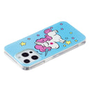 Luminous TPU Soft Protective Case For iPhone 13 Pro Max(Star Unicorn)