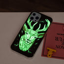Luminous TPU Soft Protective Case For iPhone 13 Pro Max(Deer Head)