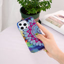 Luminous TPU Soft Protective Case For iPhone 13 Pro Max(Half Flower)