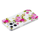 Luminous TPU Soft Protective Case For iPhone 13 Pro Max(Rose Flower)