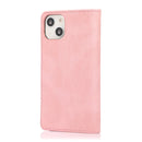 Strong Magnetic Crazy Horse Texture Horizontal Flip Leather Case with Holder & Card Slots & Wallet For iPhone 13(Rose Gold)