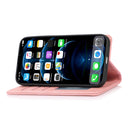 Strong Magnetic Crazy Horse Texture Horizontal Flip Leather Case with Holder & Card Slots & Wallet For iPhone 13(Rose Gold)