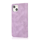 Strong Magnetic Crazy Horse Texture Horizontal Flip Leather Case with Holder & Card Slots & Wallet For iPhone 13 Pro Max(Purple)