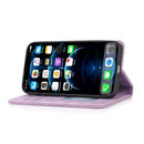 Strong Magnetic Crazy Horse Texture Horizontal Flip Leather Case with Holder & Card Slots & Wallet For iPhone 13 Pro Max(Purple)
