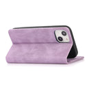 Strong Magnetic Crazy Horse Texture Horizontal Flip Leather Case with Holder & Card Slots & Wallet For iPhone 13 Pro Max(Purple)
