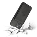 Calf Texture Magnetic Card Bag PU Shockproof Case with Holder & Card Slot For iPhone 13(Black)