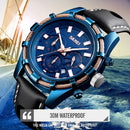 SKMEI 9189 Men Three-eye Six-pin Dial Calendar Timing Quartz Watch(Gold)