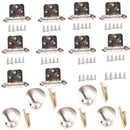 A2401 15 in 1 Trailer / RV Round Knob Handle Set with Door Cabinet Hinge