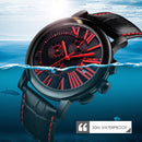 SKMEI 9196 Men Calendar Timing Roman Numeral Dial Quartz Watch(Black)