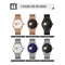 SKMEI 9201 Simple Scale Gear Dial Automatic Mechanical Watch(Silver Shell White Surface)