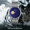 SKMEI 9201 Simple Scale Gear Dial Automatic Mechanical Watch(Silver Shell White Surface)