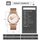SKMEI 9201 Simple Scale Gear Dial Automatic Mechanical Watch(Silver Shell White Surface)