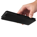 For Motorola Edge 20 Carbon Fiber Texture Horizontal Flip TPU + PC + PU Leather Case with Card Slot(Black)