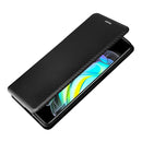 For Motorola Edge 20 Carbon Fiber Texture Horizontal Flip TPU + PC + PU Leather Case with Card Slot(Black)